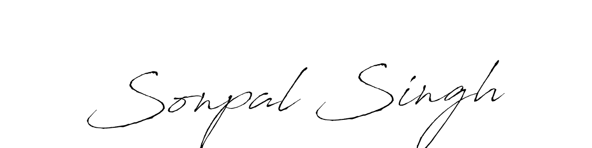 Also we have Sonpal Singh name is the best signature style. Create professional handwritten signature collection using Antro_Vectra autograph style. Sonpal Singh signature style 6 images and pictures png