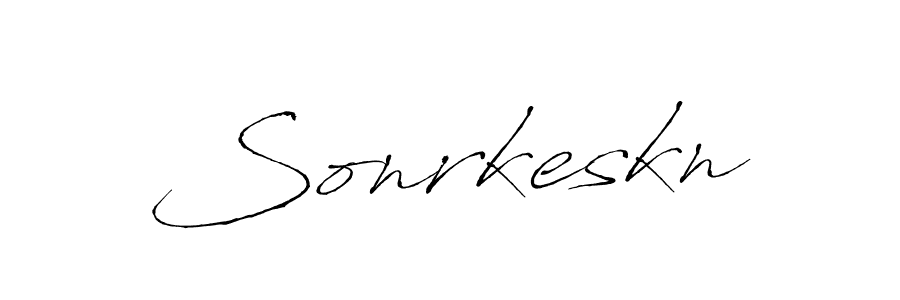 How to Draw Sonrkeskn signature style? Antro_Vectra is a latest design signature styles for name Sonrkeskn. Sonrkeskn signature style 6 images and pictures png