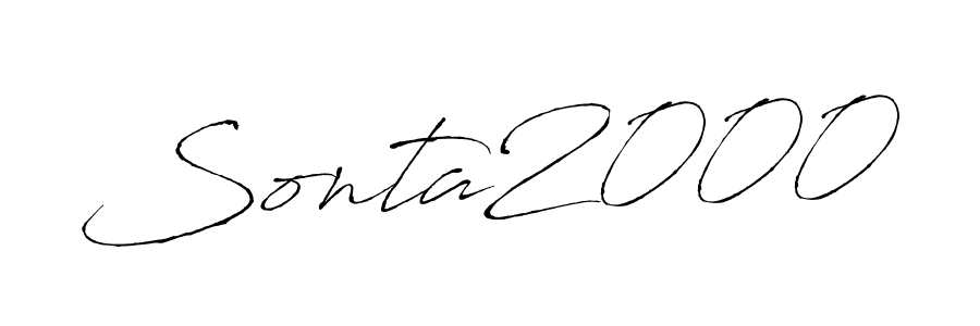 How to make Sonta2000 signature? Antro_Vectra is a professional autograph style. Create handwritten signature for Sonta2000 name. Sonta2000 signature style 6 images and pictures png