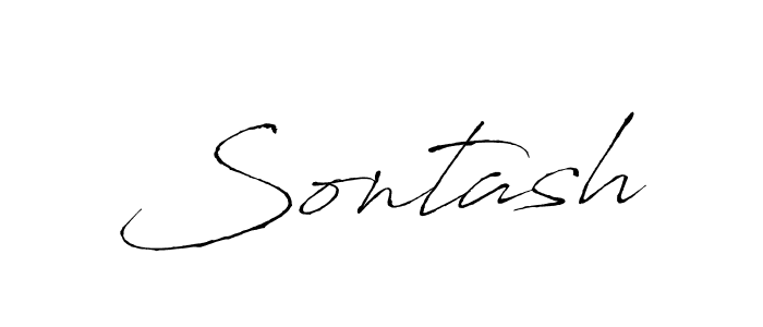 How to make Sontash signature? Antro_Vectra is a professional autograph style. Create handwritten signature for Sontash name. Sontash signature style 6 images and pictures png