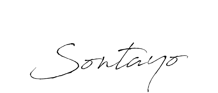 Once you've used our free online signature maker to create your best signature Antro_Vectra style, it's time to enjoy all of the benefits that Sontayo name signing documents. Sontayo signature style 6 images and pictures png