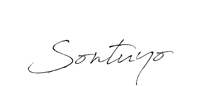 Sontuyo stylish signature style. Best Handwritten Sign (Antro_Vectra) for my name. Handwritten Signature Collection Ideas for my name Sontuyo. Sontuyo signature style 6 images and pictures png