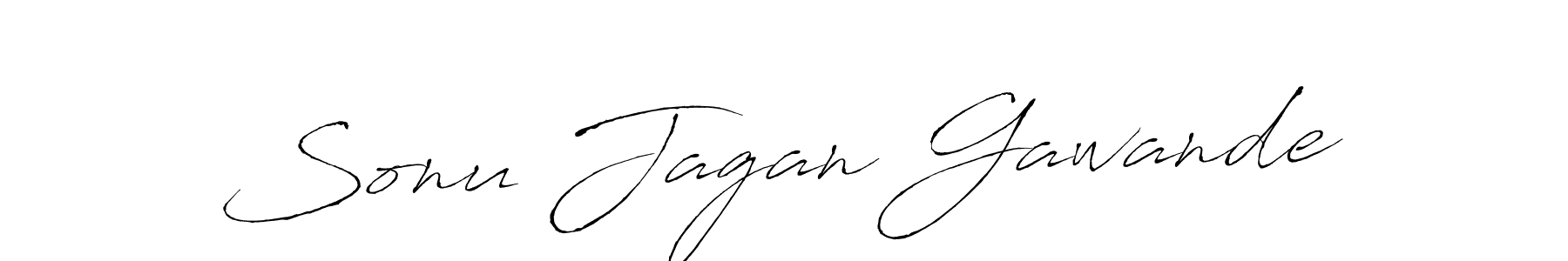 This is the best signature style for the Sonu Jagan Gawande name. Also you like these signature font (Antro_Vectra). Mix name signature. Sonu Jagan Gawande signature style 6 images and pictures png