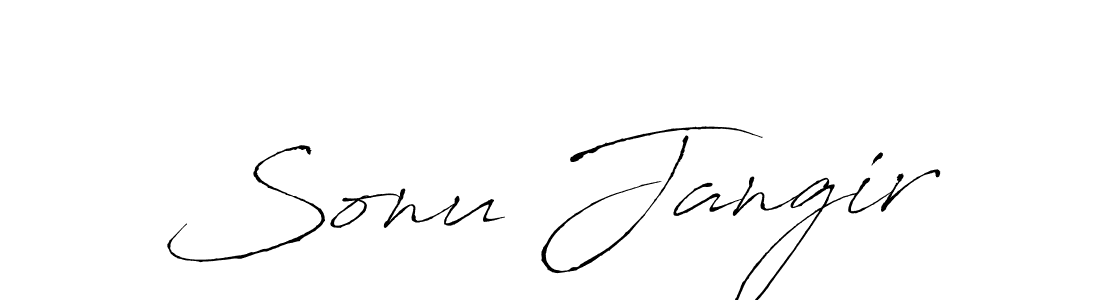 You can use this online signature creator to create a handwritten signature for the name Sonu Jangir. This is the best online autograph maker. Sonu Jangir signature style 6 images and pictures png