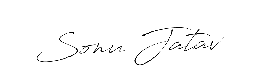 How to make Sonu Jatav signature? Antro_Vectra is a professional autograph style. Create handwritten signature for Sonu Jatav name. Sonu Jatav signature style 6 images and pictures png