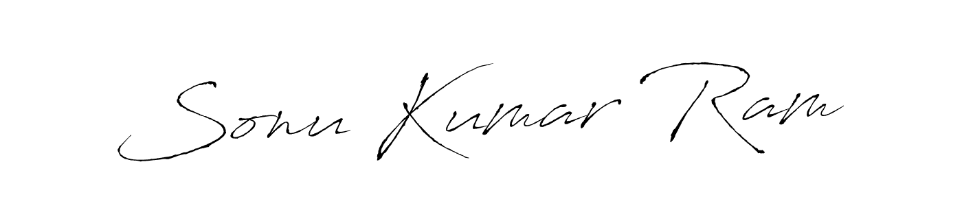 Create a beautiful signature design for name Sonu Kumar Ram. With this signature (Antro_Vectra) fonts, you can make a handwritten signature for free. Sonu Kumar Ram signature style 6 images and pictures png