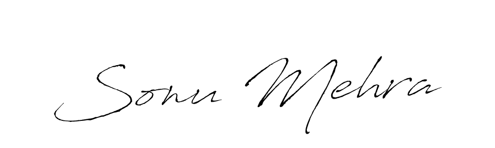 You should practise on your own different ways (Antro_Vectra) to write your name (Sonu Mehra) in signature. don't let someone else do it for you. Sonu Mehra signature style 6 images and pictures png