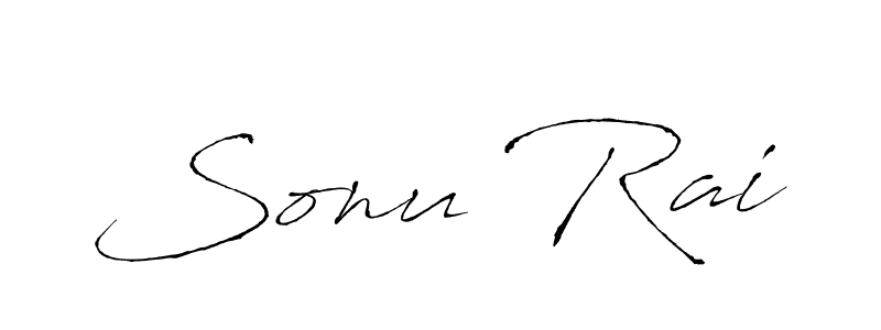 How to make Sonu Rai name signature. Use Antro_Vectra style for creating short signs online. This is the latest handwritten sign. Sonu Rai signature style 6 images and pictures png