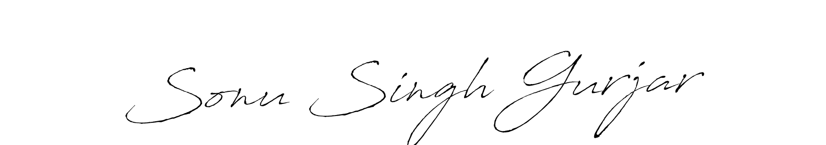 Sonu Singh Gurjar stylish signature style. Best Handwritten Sign (Antro_Vectra) for my name. Handwritten Signature Collection Ideas for my name Sonu Singh Gurjar. Sonu Singh Gurjar signature style 6 images and pictures png