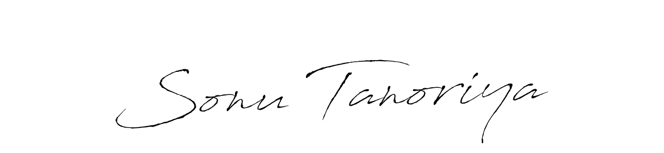 It looks lik you need a new signature style for name Sonu Tanoriya. Design unique handwritten (Antro_Vectra) signature with our free signature maker in just a few clicks. Sonu Tanoriya signature style 6 images and pictures png