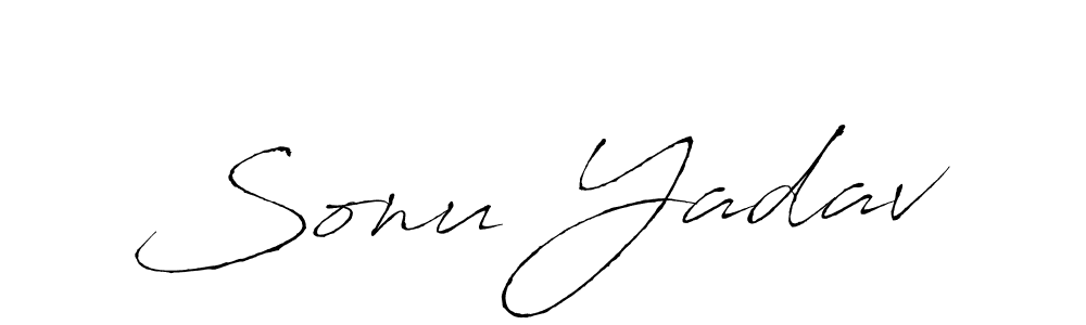 Once you've used our free online signature maker to create your best signature Antro_Vectra style, it's time to enjoy all of the benefits that Sonu Yadav name signing documents. Sonu Yadav signature style 6 images and pictures png