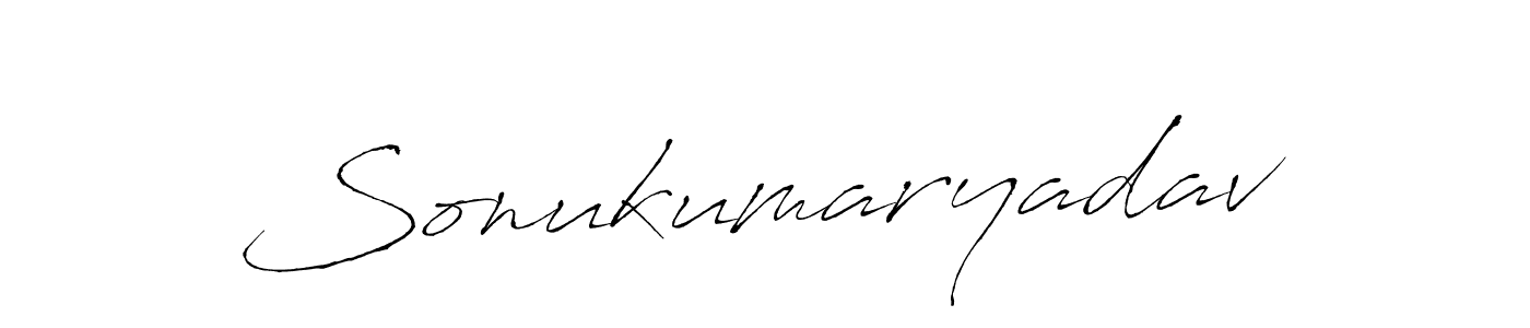 Sonukumaryadav stylish signature style. Best Handwritten Sign (Antro_Vectra) for my name. Handwritten Signature Collection Ideas for my name Sonukumaryadav. Sonukumaryadav signature style 6 images and pictures png