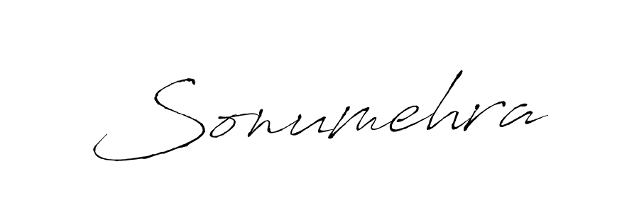 Design your own signature with our free online signature maker. With this signature software, you can create a handwritten (Antro_Vectra) signature for name Sonumehra. Sonumehra signature style 6 images and pictures png