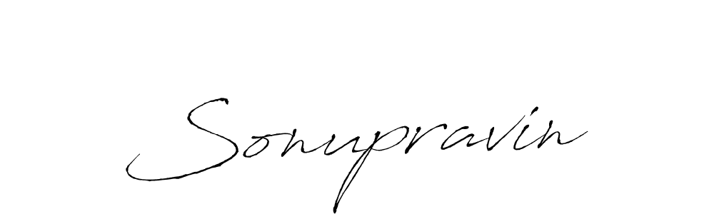 Create a beautiful signature design for name Sonupravin. With this signature (Antro_Vectra) fonts, you can make a handwritten signature for free. Sonupravin signature style 6 images and pictures png