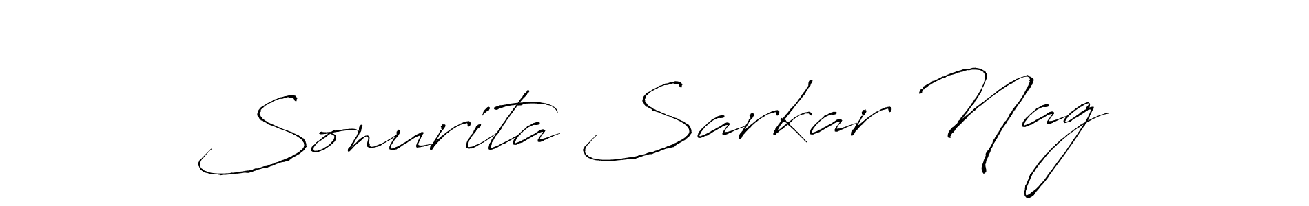 Create a beautiful signature design for name Sonurita Sarkar Nag. With this signature (Antro_Vectra) fonts, you can make a handwritten signature for free. Sonurita Sarkar Nag signature style 6 images and pictures png