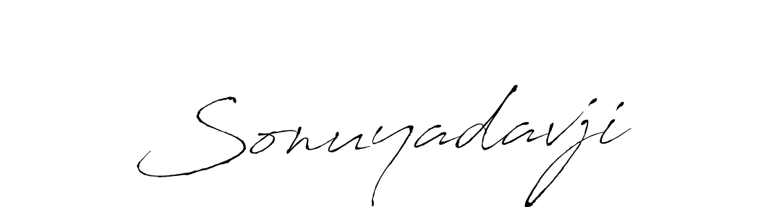 Sonuyadavji stylish signature style. Best Handwritten Sign (Antro_Vectra) for my name. Handwritten Signature Collection Ideas for my name Sonuyadavji. Sonuyadavji signature style 6 images and pictures png