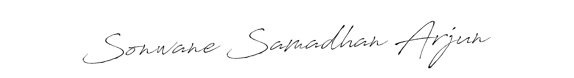 How to Draw Sonwane Samadhan Arjun signature style? Antro_Vectra is a latest design signature styles for name Sonwane Samadhan Arjun. Sonwane Samadhan Arjun signature style 6 images and pictures png