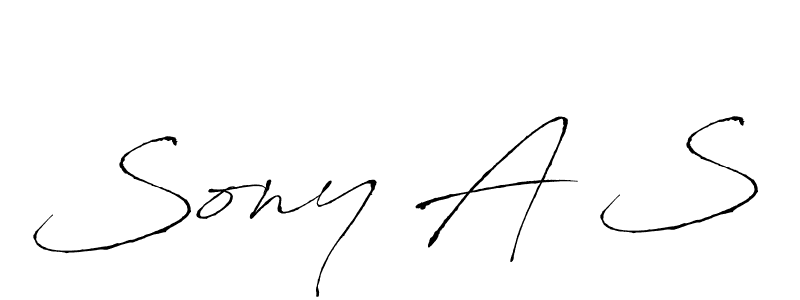 Also we have Sony A S name is the best signature style. Create professional handwritten signature collection using Antro_Vectra autograph style. Sony A S signature style 6 images and pictures png
