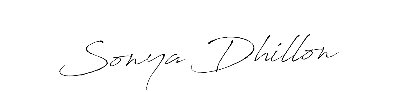 Also we have Sonya Dhillon name is the best signature style. Create professional handwritten signature collection using Antro_Vectra autograph style. Sonya Dhillon signature style 6 images and pictures png