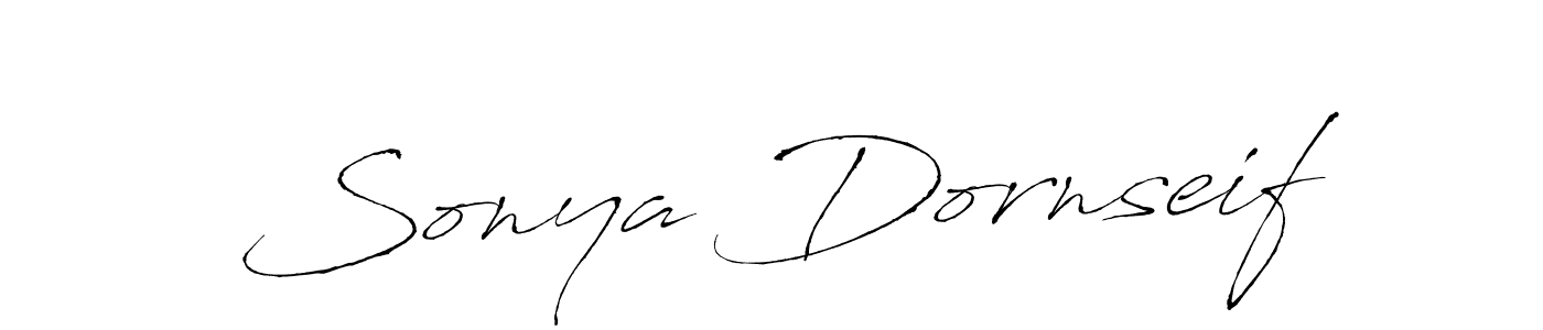 Create a beautiful signature design for name Sonya Dornseif. With this signature (Antro_Vectra) fonts, you can make a handwritten signature for free. Sonya Dornseif signature style 6 images and pictures png