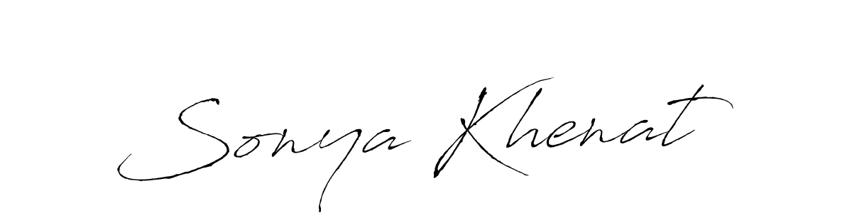 Similarly Antro_Vectra is the best handwritten signature design. Signature creator online .You can use it as an online autograph creator for name Sonya Khenat. Sonya Khenat signature style 6 images and pictures png