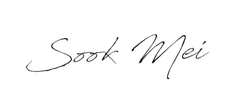 Sook Mei stylish signature style. Best Handwritten Sign (Antro_Vectra) for my name. Handwritten Signature Collection Ideas for my name Sook Mei. Sook Mei signature style 6 images and pictures png