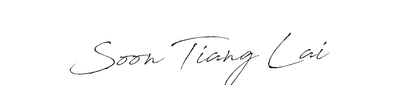 Also we have Soon Tiang Lai name is the best signature style. Create professional handwritten signature collection using Antro_Vectra autograph style. Soon Tiang Lai signature style 6 images and pictures png