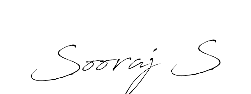 Also we have Sooraj S name is the best signature style. Create professional handwritten signature collection using Antro_Vectra autograph style. Sooraj S signature style 6 images and pictures png