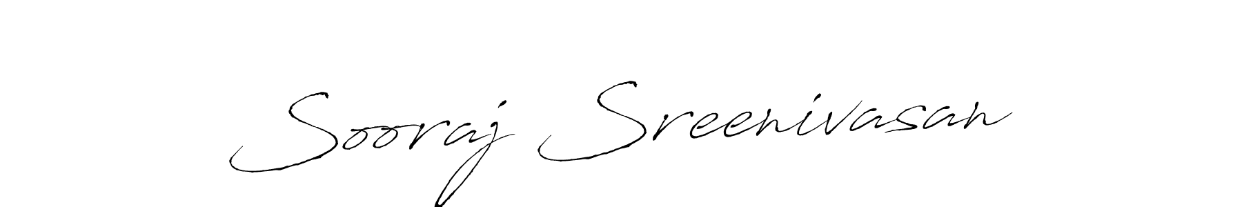 Make a short Sooraj Sreenivasan signature style. Manage your documents anywhere anytime using Antro_Vectra. Create and add eSignatures, submit forms, share and send files easily. Sooraj Sreenivasan signature style 6 images and pictures png