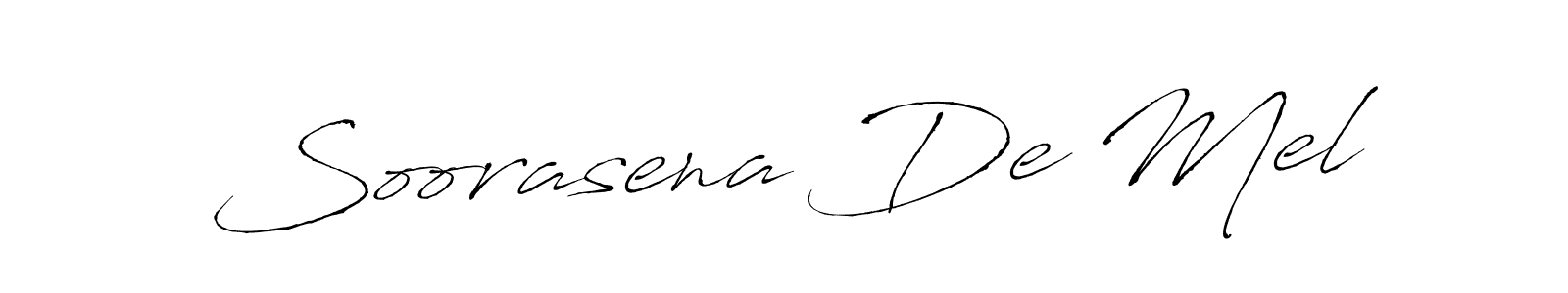 You should practise on your own different ways (Antro_Vectra) to write your name (Soorasena De Mel) in signature. don't let someone else do it for you. Soorasena De Mel signature style 6 images and pictures png