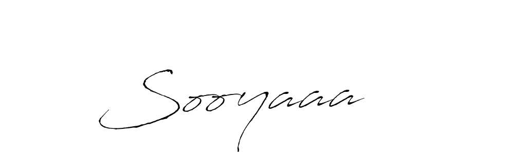 How to make Sooyaaa    signature? Antro_Vectra is a professional autograph style. Create handwritten signature for Sooyaaa    name. Sooyaaa    signature style 6 images and pictures png