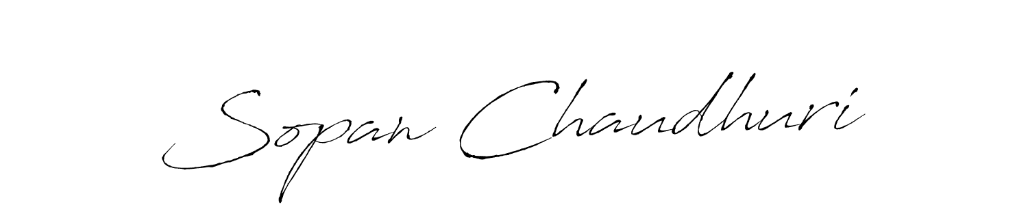 How to make Sopan Chaudhuri signature? Antro_Vectra is a professional autograph style. Create handwritten signature for Sopan Chaudhuri name. Sopan Chaudhuri signature style 6 images and pictures png