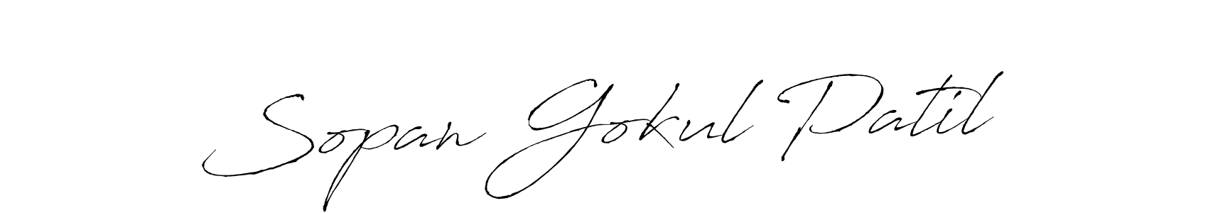 This is the best signature style for the Sopan Gokul Patil name. Also you like these signature font (Antro_Vectra). Mix name signature. Sopan Gokul Patil signature style 6 images and pictures png
