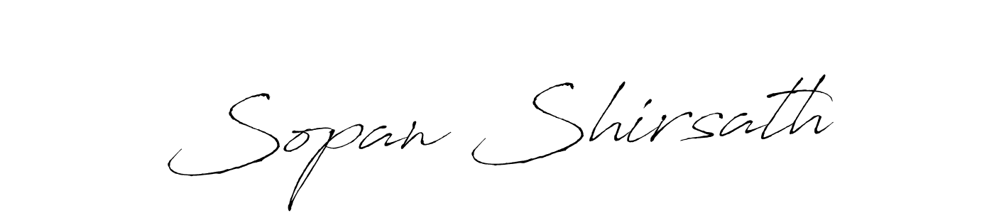You should practise on your own different ways (Antro_Vectra) to write your name (Sopan Shirsath) in signature. don't let someone else do it for you. Sopan Shirsath signature style 6 images and pictures png