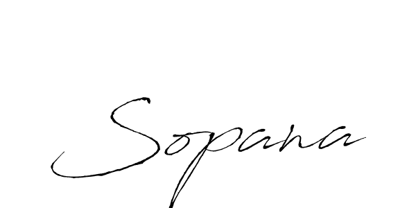 Make a beautiful signature design for name Sopana. With this signature (Antro_Vectra) style, you can create a handwritten signature for free. Sopana signature style 6 images and pictures png