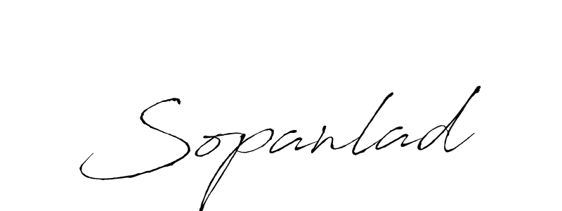 You should practise on your own different ways (Antro_Vectra) to write your name (Sopanlad) in signature. don't let someone else do it for you. Sopanlad signature style 6 images and pictures png