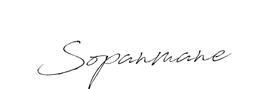 Also we have Sopanmane name is the best signature style. Create professional handwritten signature collection using Antro_Vectra autograph style. Sopanmane signature style 6 images and pictures png