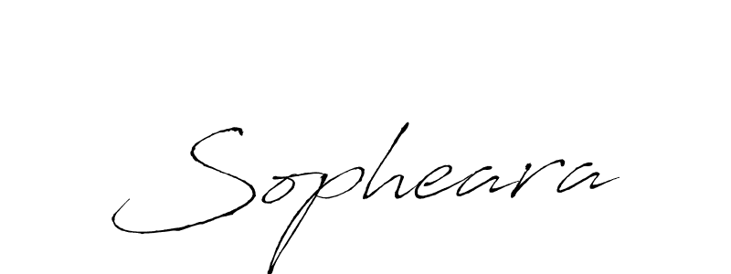 How to make Sopheara signature? Antro_Vectra is a professional autograph style. Create handwritten signature for Sopheara name. Sopheara signature style 6 images and pictures png