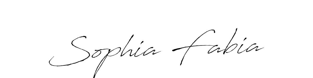 Make a beautiful signature design for name Sophia Fabia. With this signature (Antro_Vectra) style, you can create a handwritten signature for free. Sophia Fabia signature style 6 images and pictures png