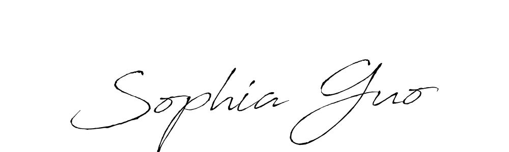 Design your own signature with our free online signature maker. With this signature software, you can create a handwritten (Antro_Vectra) signature for name Sophia Guo. Sophia Guo signature style 6 images and pictures png