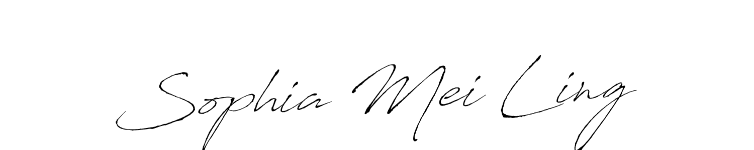 The best way (Antro_Vectra) to make a short signature is to pick only two or three words in your name. The name Sophia Mei Ling include a total of six letters. For converting this name. Sophia Mei Ling signature style 6 images and pictures png