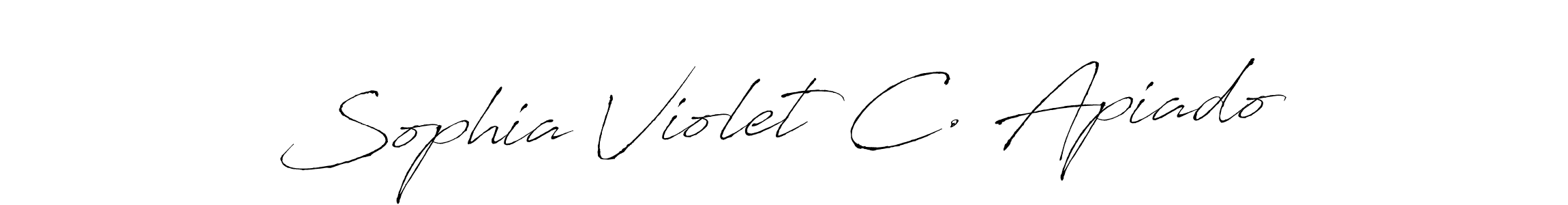 How to Draw Sophia Violet C. Apiado signature style? Antro_Vectra is a latest design signature styles for name Sophia Violet C. Apiado. Sophia Violet C. Apiado signature style 6 images and pictures png