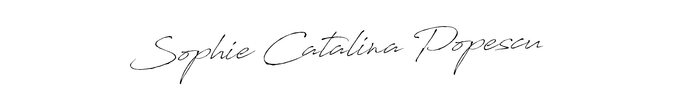 How to make Sophie Catalina Popescu signature? Antro_Vectra is a professional autograph style. Create handwritten signature for Sophie Catalina Popescu name. Sophie Catalina Popescu signature style 6 images and pictures png