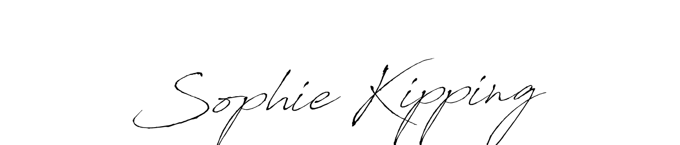 How to make Sophie Kipping name signature. Use Antro_Vectra style for creating short signs online. This is the latest handwritten sign. Sophie Kipping signature style 6 images and pictures png
