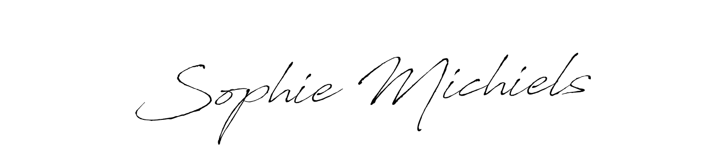 How to make Sophie Michiels signature? Antro_Vectra is a professional autograph style. Create handwritten signature for Sophie Michiels name. Sophie Michiels signature style 6 images and pictures png