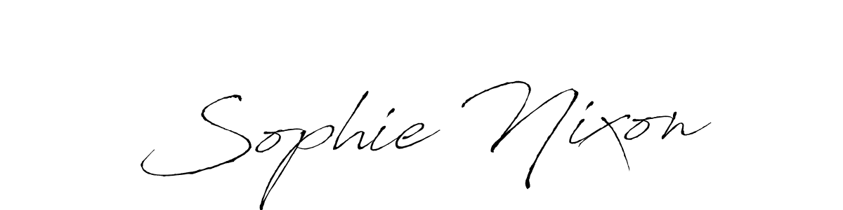 if you are searching for the best signature style for your name Sophie Nixon. so please give up your signature search. here we have designed multiple signature styles  using Antro_Vectra. Sophie Nixon signature style 6 images and pictures png