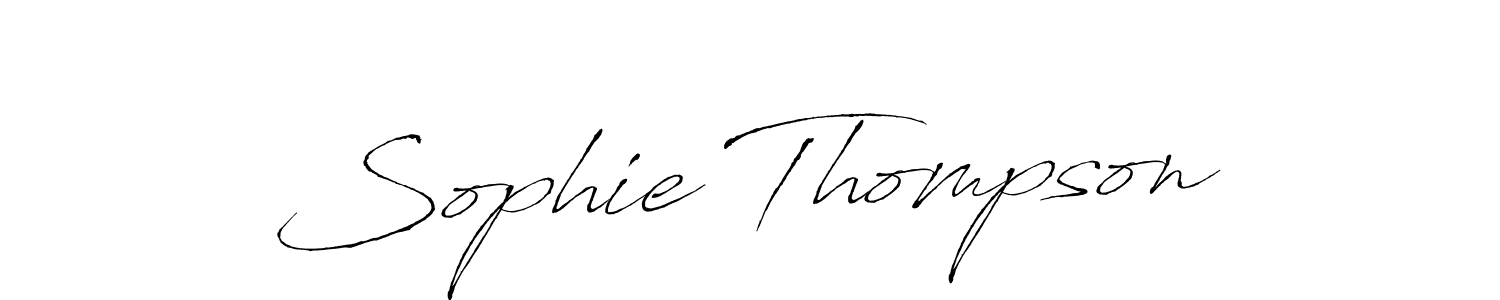 You should practise on your own different ways (Antro_Vectra) to write your name (Sophie Thompson) in signature. don't let someone else do it for you. Sophie Thompson signature style 6 images and pictures png