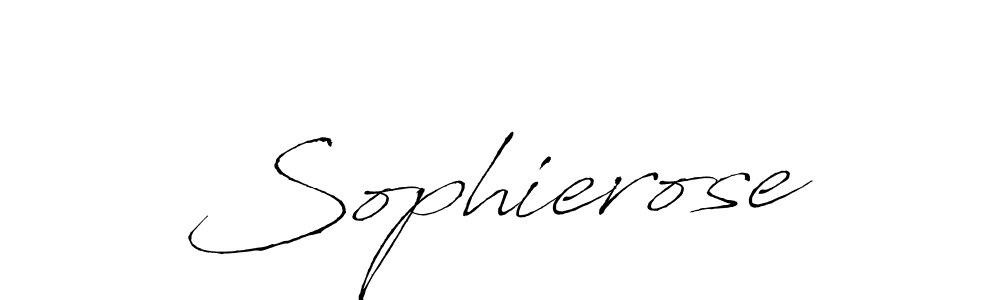Make a short Sophierose signature style. Manage your documents anywhere anytime using Antro_Vectra. Create and add eSignatures, submit forms, share and send files easily. Sophierose signature style 6 images and pictures png