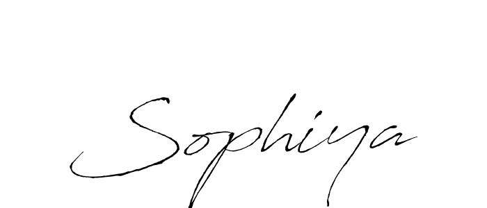 Use a signature maker to create a handwritten signature online. With this signature software, you can design (Antro_Vectra) your own signature for name Sophiya. Sophiya signature style 6 images and pictures png
