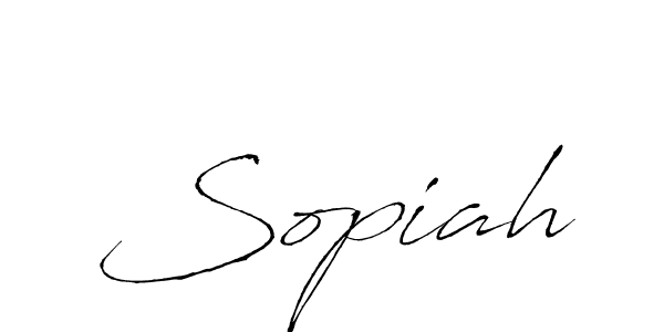 Also we have Sopiah name is the best signature style. Create professional handwritten signature collection using Antro_Vectra autograph style. Sopiah signature style 6 images and pictures png
